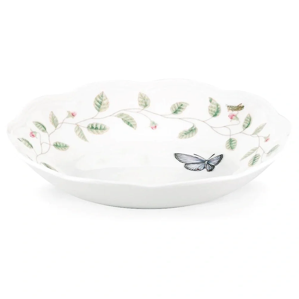 Lenox Butterfly Meadow Porcelain Pasta Bowls - set of 4 - pasta bowl